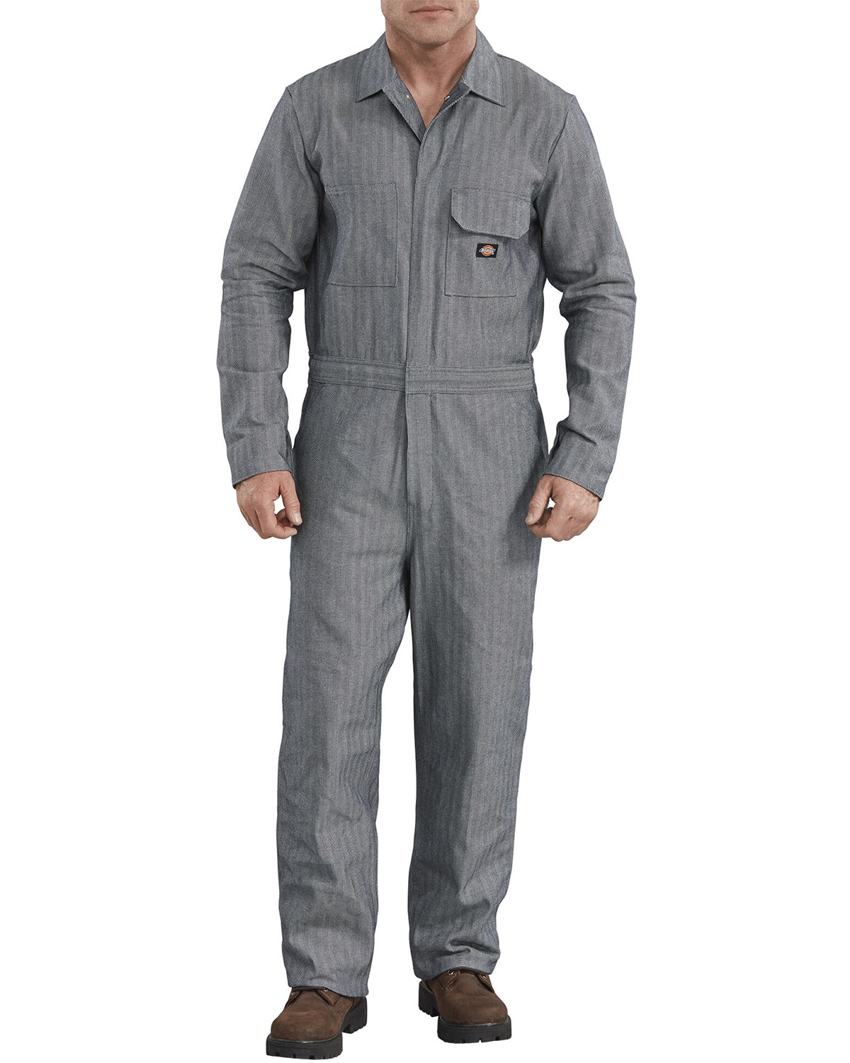 Size Chart for Dickies 48977T Unisex Tall Cotton Coverall - Fisher Stripe
