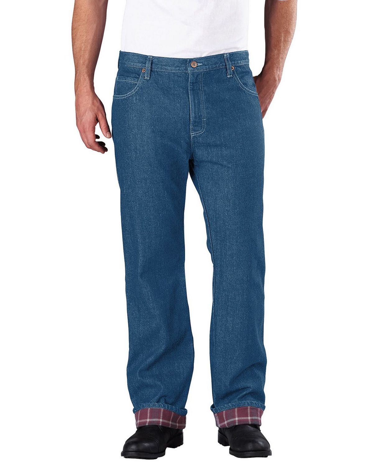 work n sport flannel lined jeans