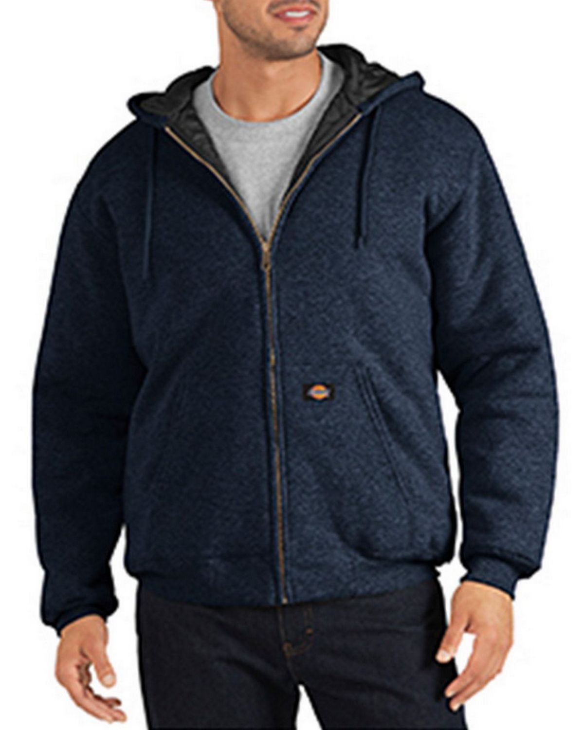 Various Colors /& Sizes Dickies TW394 Heavyweight Full-Zip Quilted Fleece Hoodie