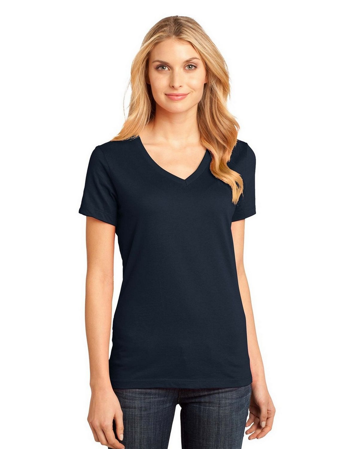 Buy District Made DM1170L Ladies Perfect V-Neck Tee