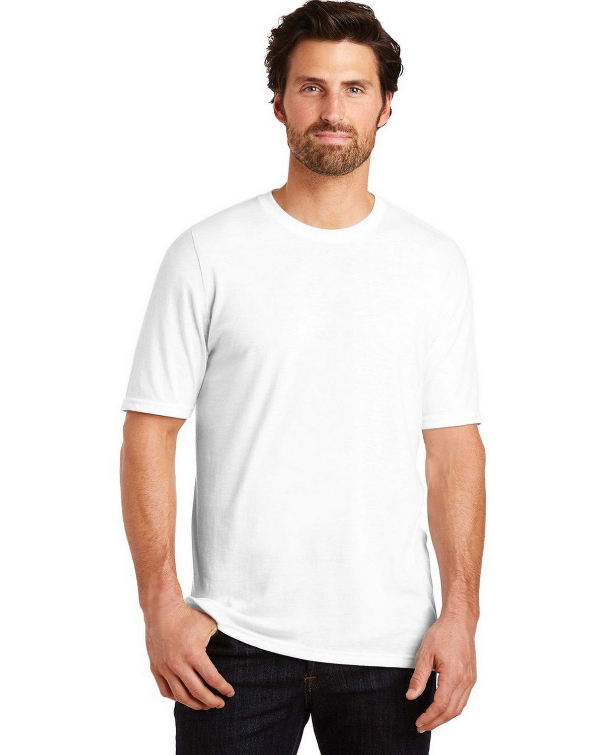 Size Chart for District DM130 Mens Perfect Tri Crew Tee