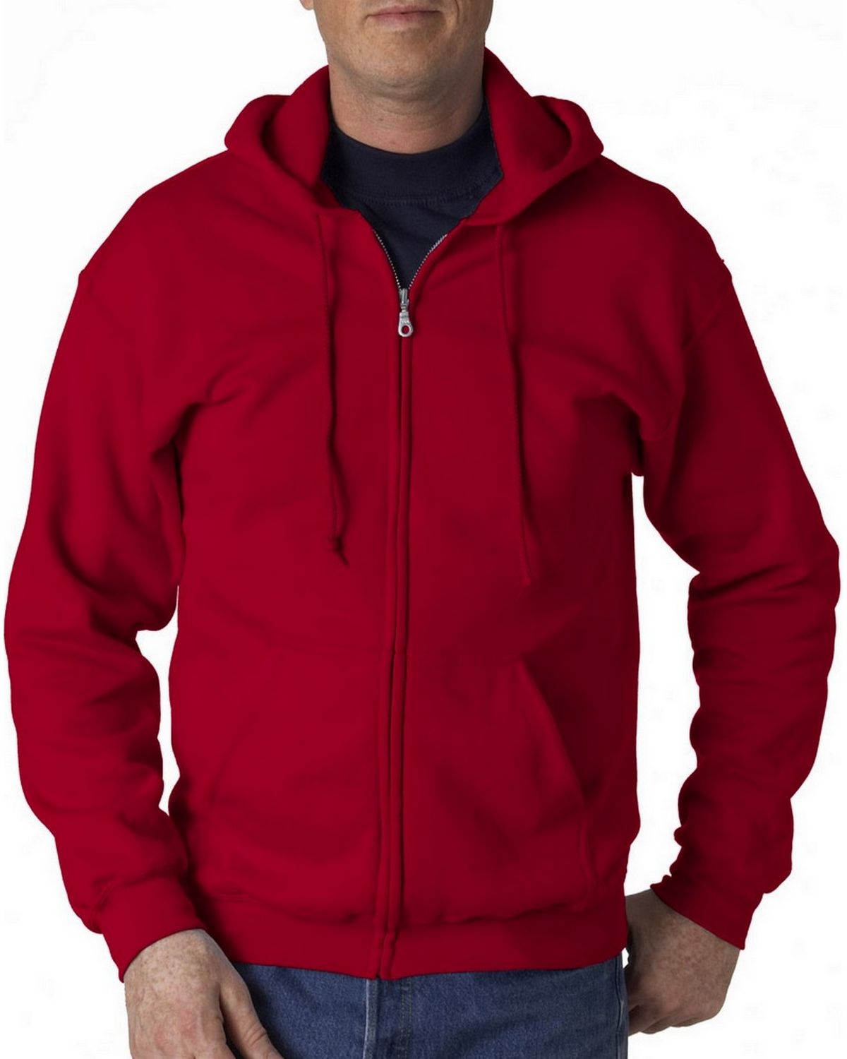 Gildan 18600 Zip Fleece Sweatshirt - ApparelnBags.com