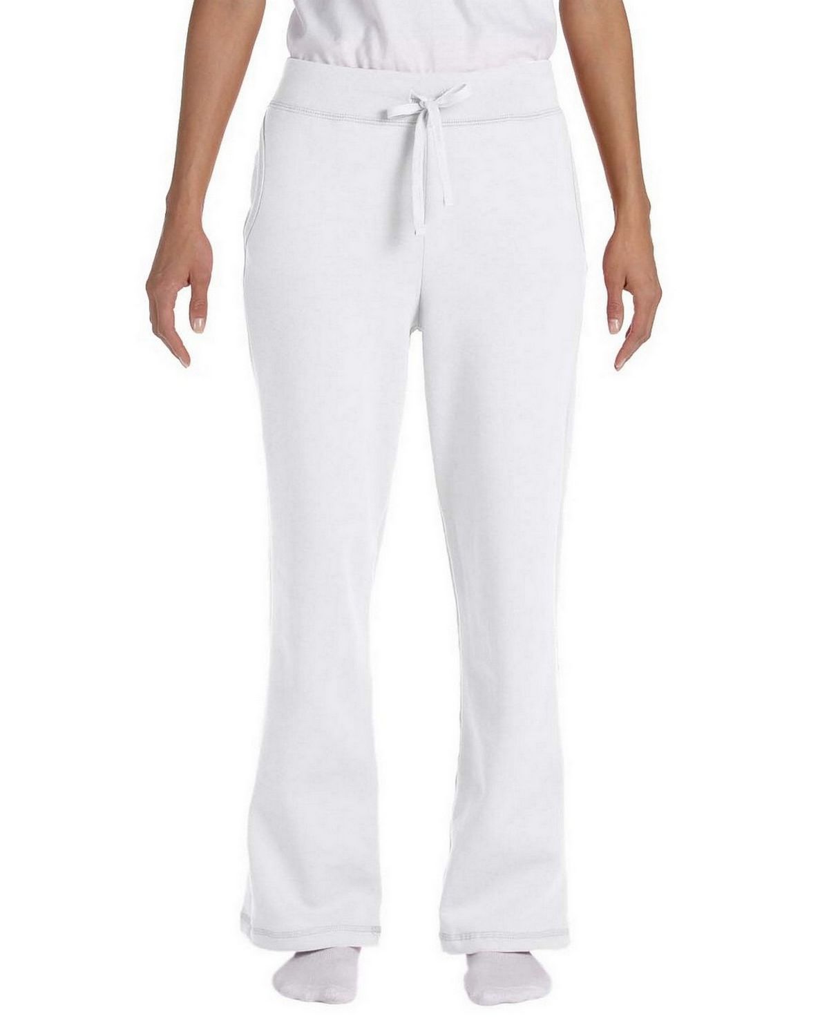 ladies white sweatpants