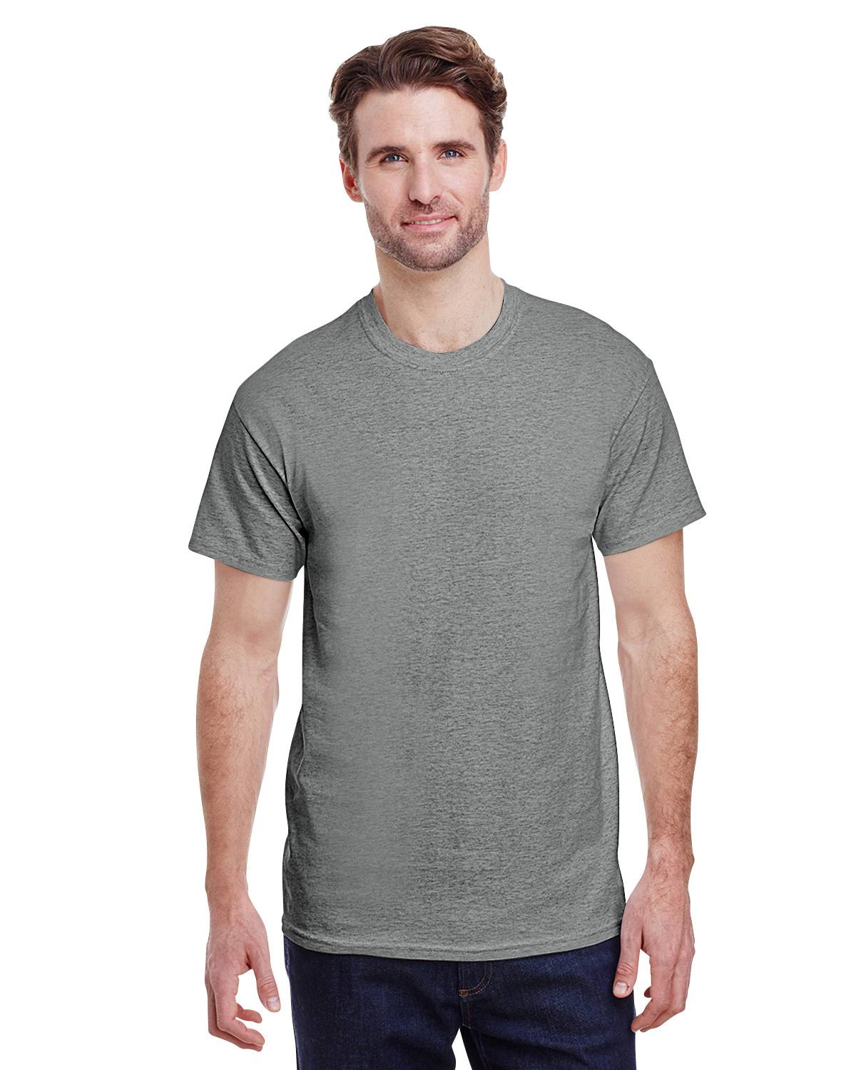 Gildan G500 Unisex 5.3 oz.Heavy Cotton Adult T-Shirt - ApparelnBags.com