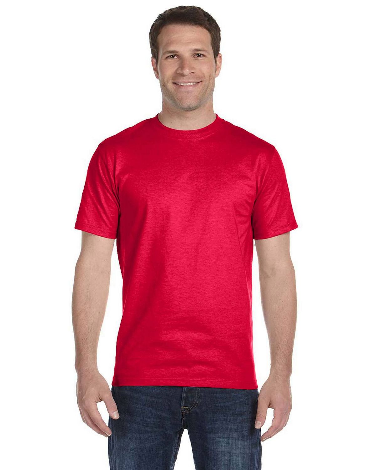 red gildan tshirt