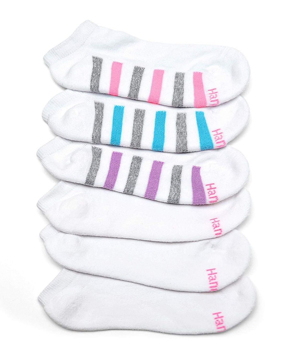 Size Chart for Hanes 401P6 Womens ComfortBlend NoShow Socks 6Pack