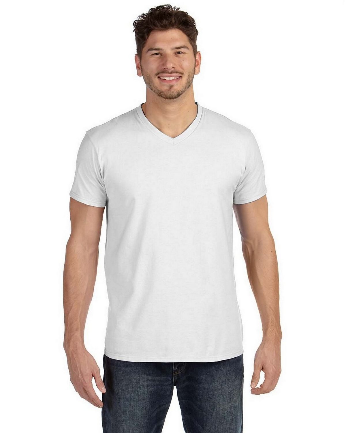 Reviews about Hanes 498V 100% Ringspun Cotton V Neck T Shirt