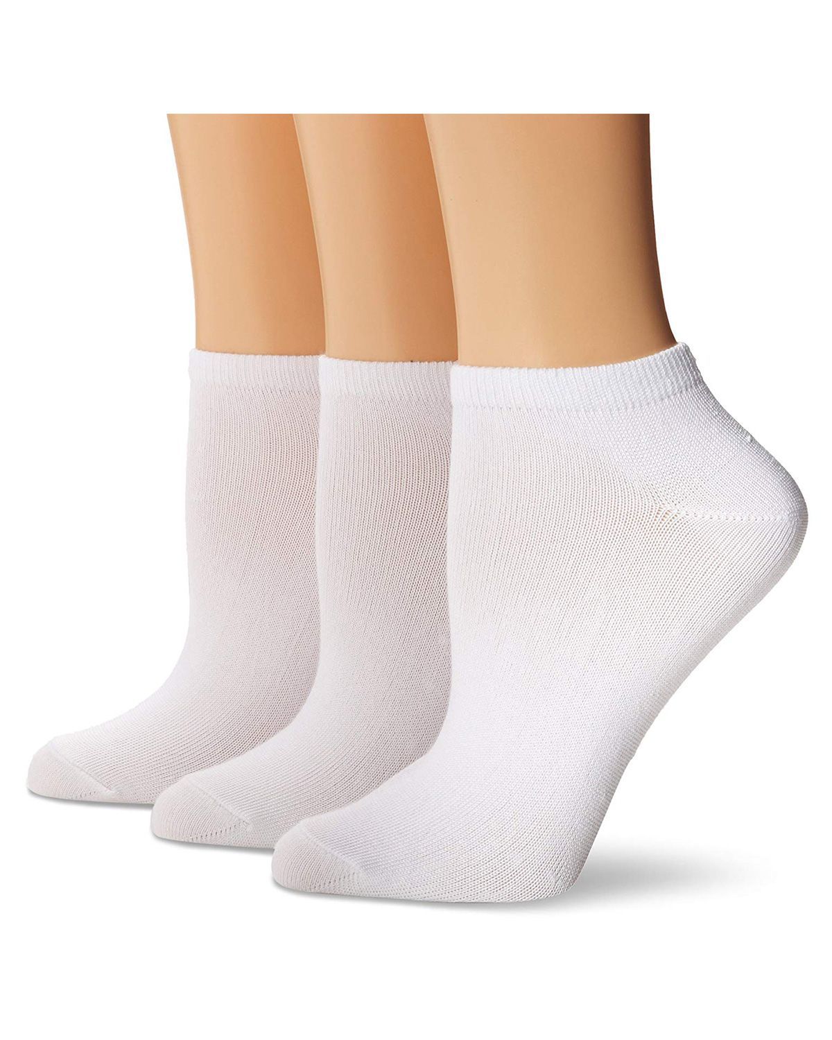 Hanes 870P3 Womens ComfortSoft Low Cut Socks 3-Pack