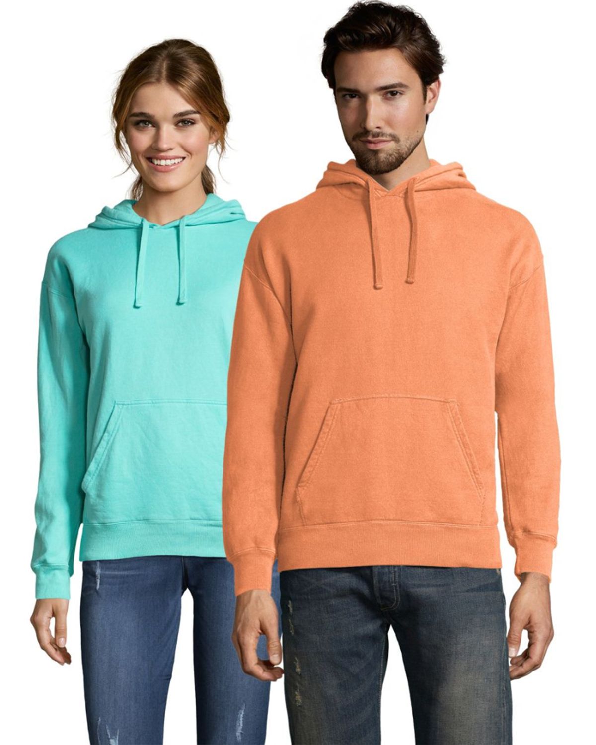 hanes orange hoodie