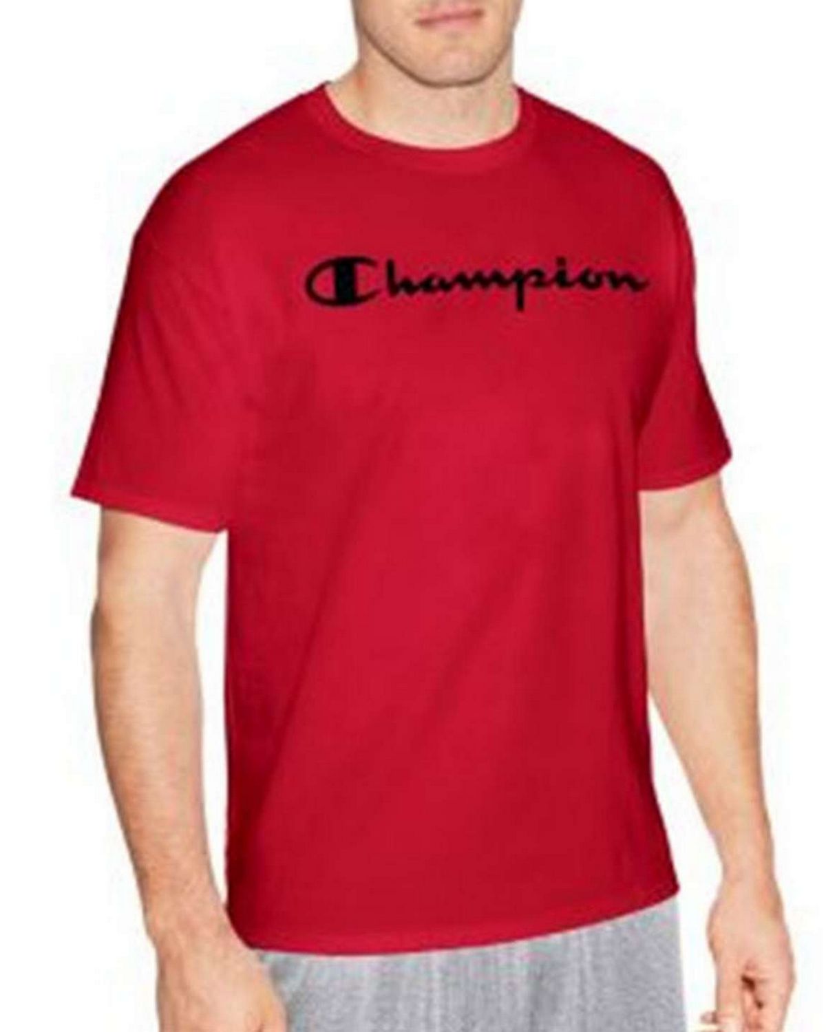 Size Chart for Hanes Gt280-S Champion Men Graphic Jersey Tee - Script