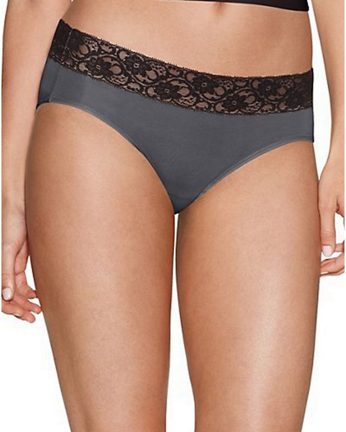 Hanes L241as Womens Lace Smooth Secrets Hipster Panties With Lace Comfortsoft Waistband 2 Pack