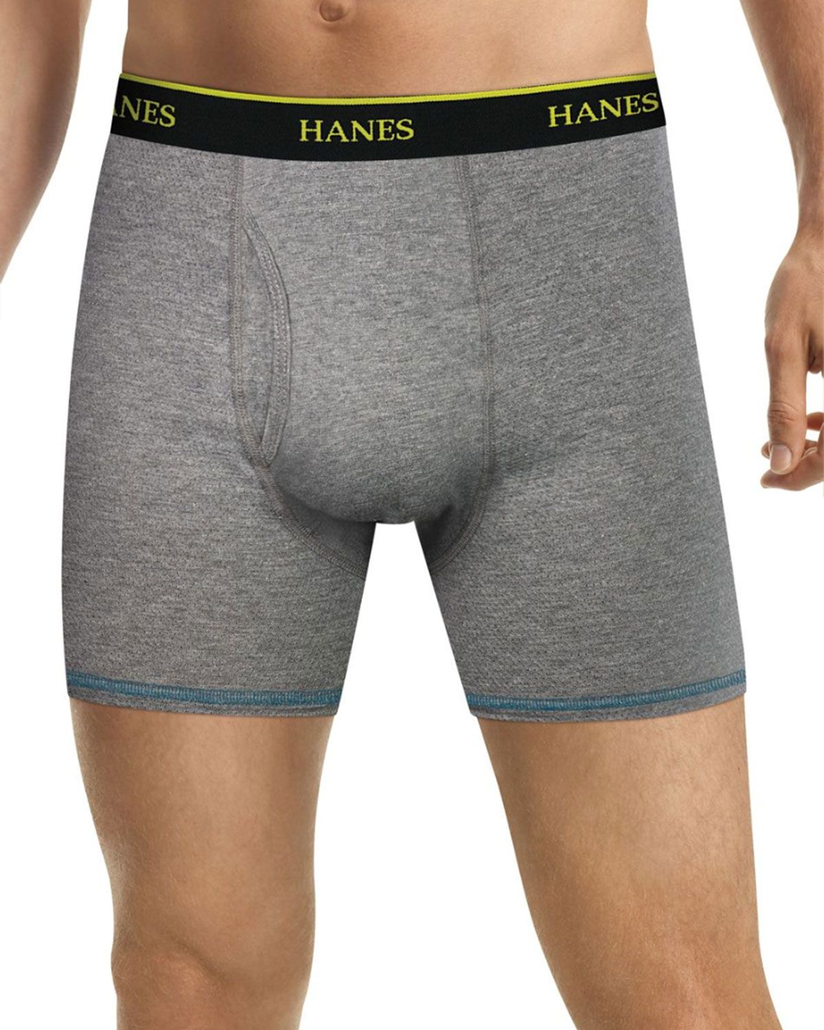 Hanes 5-pack Cool Comfort Lightweight Breathable Mesh Brief in Blue for Men