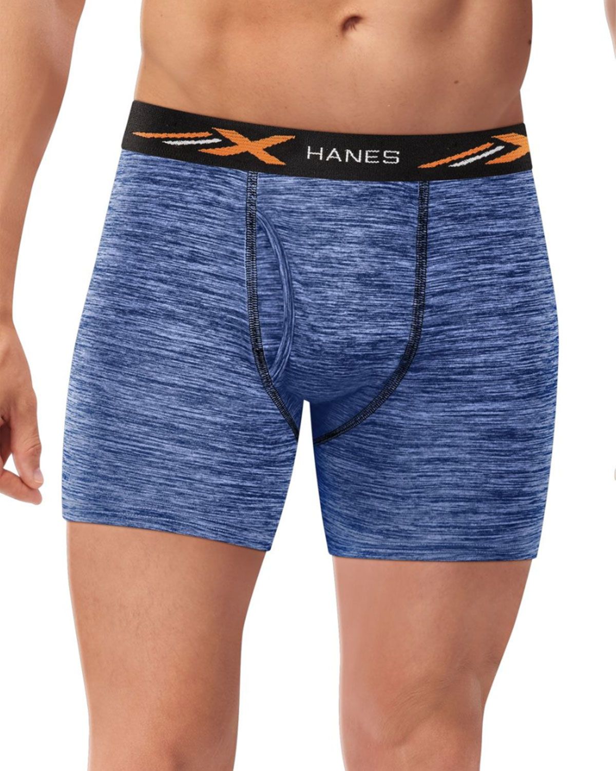 UPC 738994838322 product image for Hanes XTMBA4 Men's X-Temp Performance Space Dye Boxer Briefs 4-Pack - Assorted - | upcitemdb.com