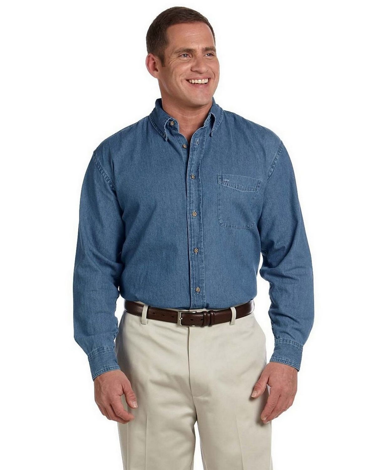 Sliktaa Boys Long Sleeve Denim Shirts Lightweight Cotton Button Down Jean Jacket 
