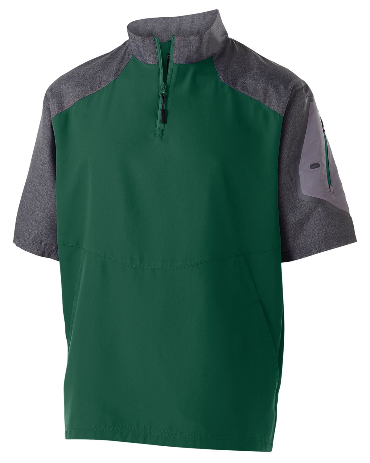 short sleeve warm up jacket
