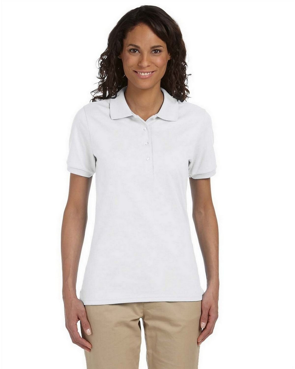 polo white shirt for ladies