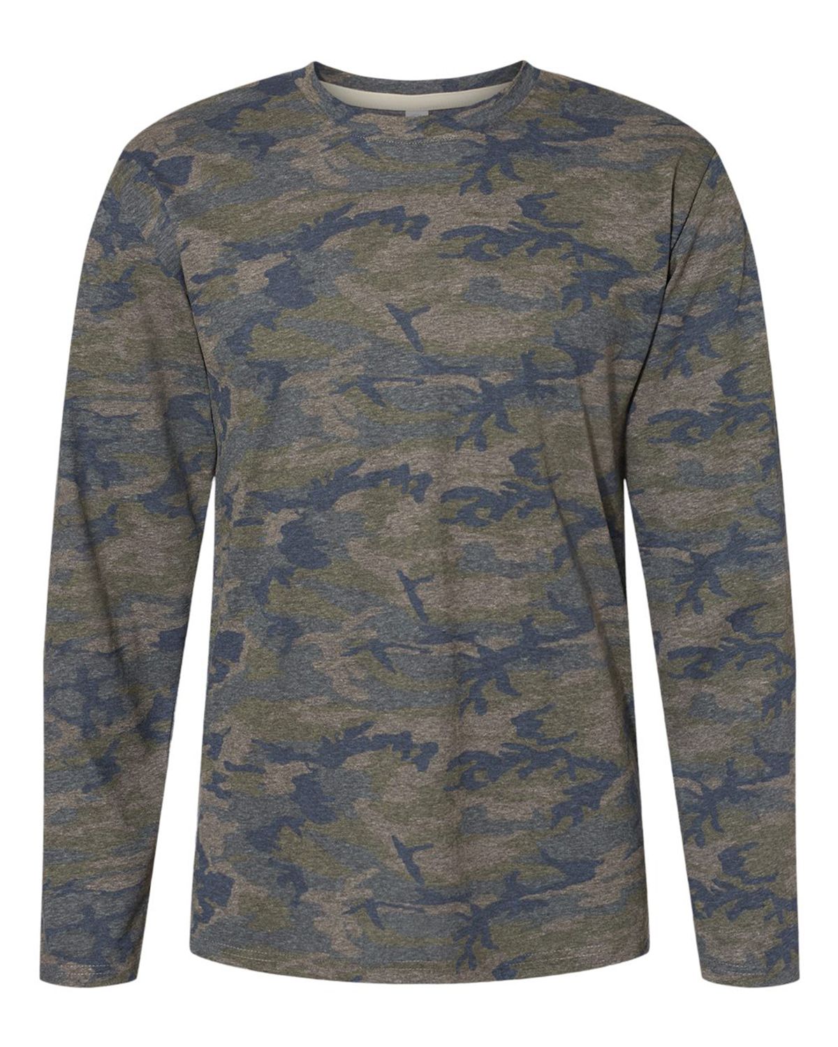 UPC 052987000153 product image for Lat 6918 Men's Forward Shoulder Long Sleeve Premium Jersey Tee - Vintage Camo -  | upcitemdb.com