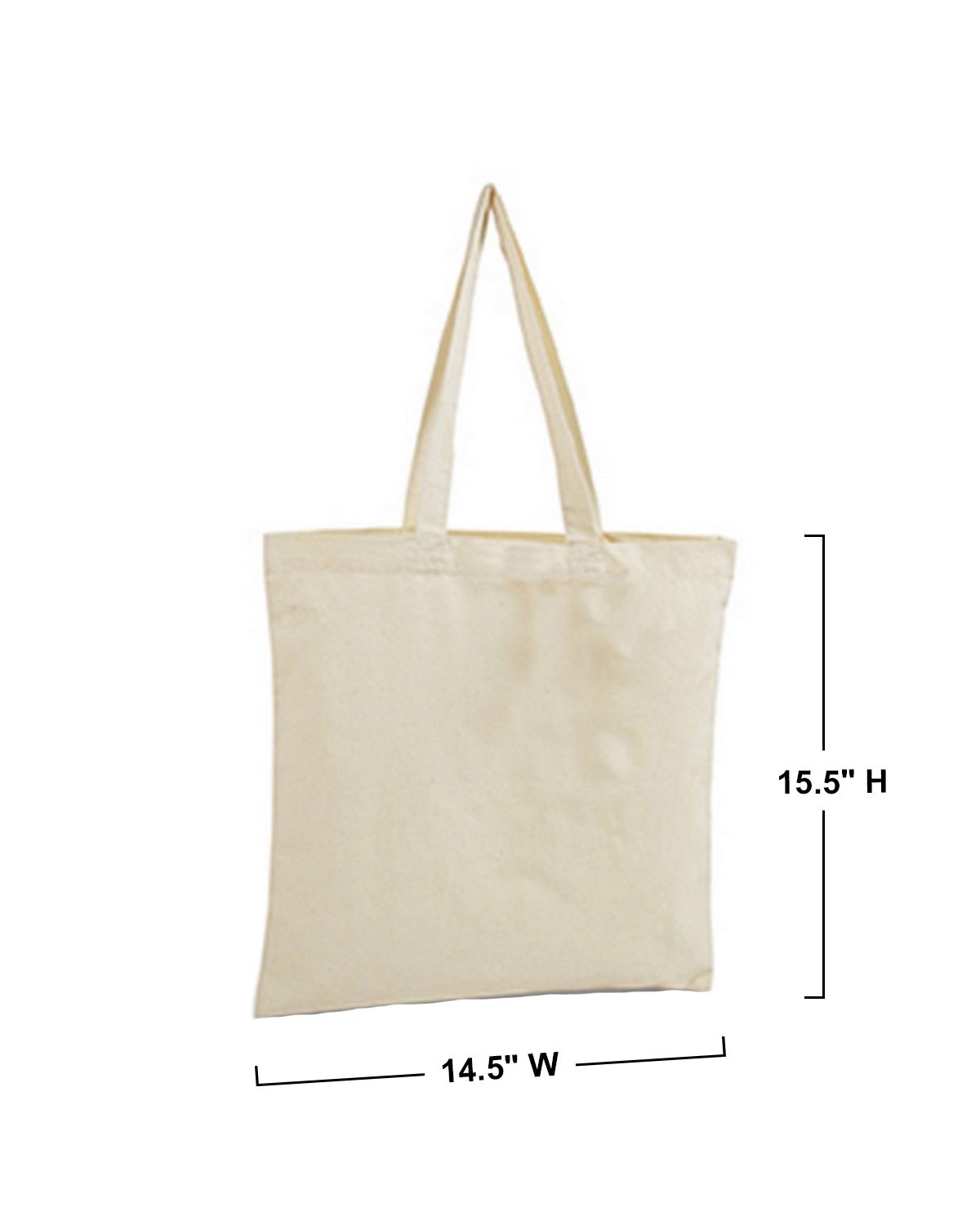 Liberty Bags 8502B Bargain 6.0 oz. 100% Cotton Canvas Tote ...