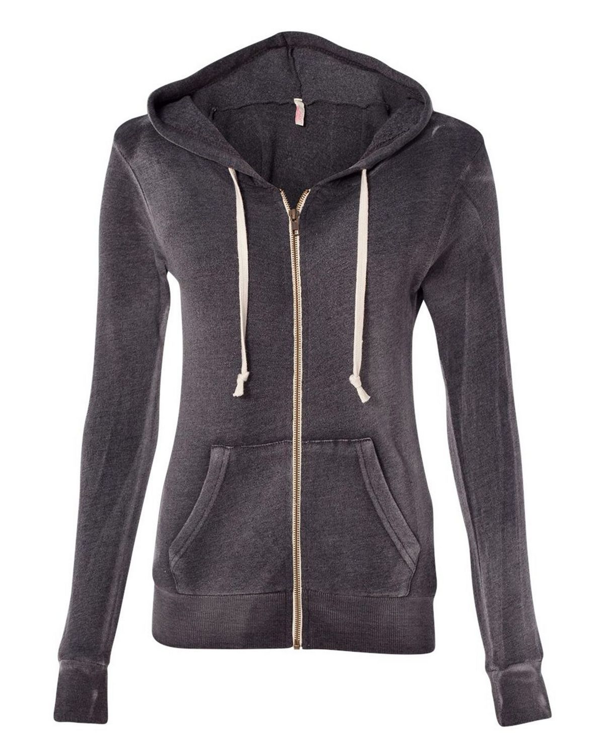 full zip sweatshirt no hood womens