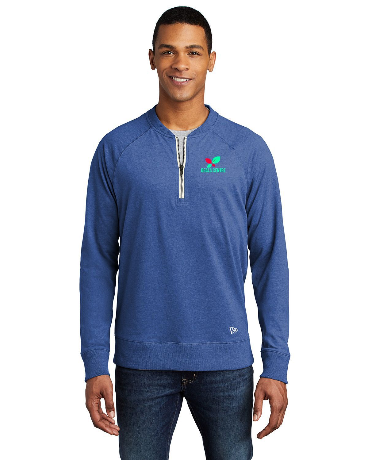 New Era Sueded Cotton Blend 1/4-Zip Pullover, Product
