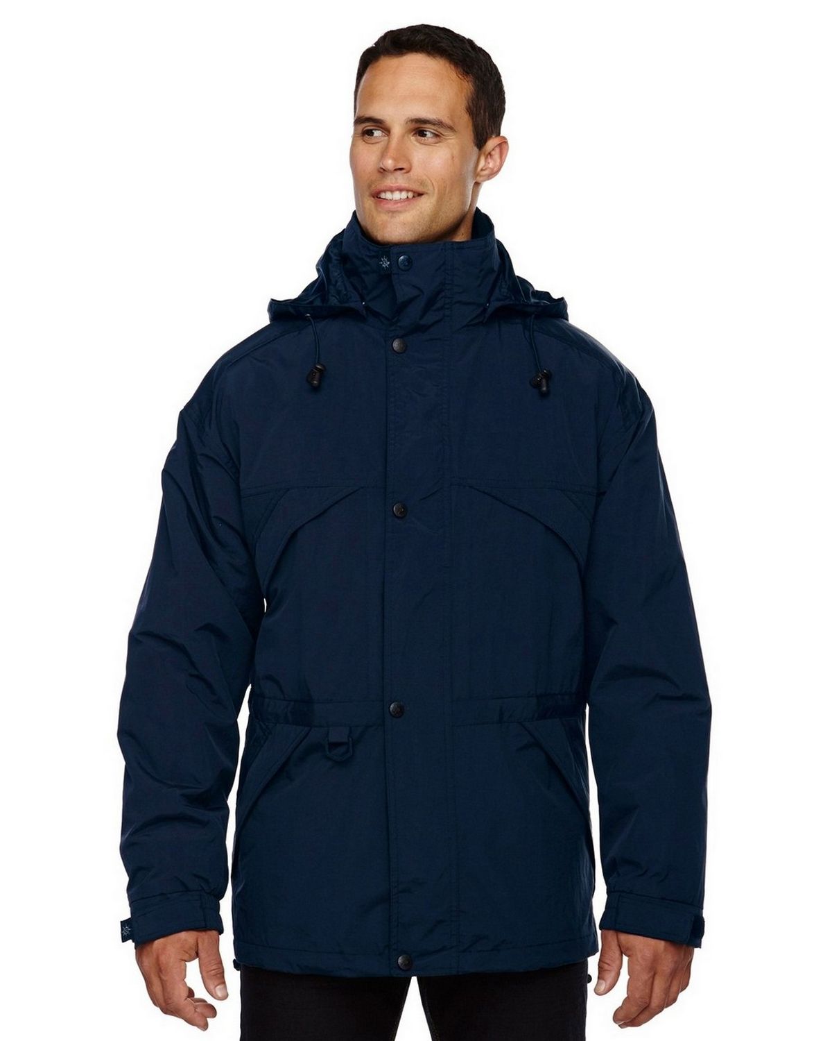 North End 88007 Mens 3-In-1 Techno Series Parka With Dobby Trim ...