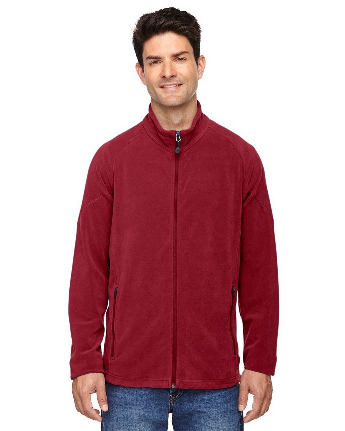 North End 88095 Mens Microfleece Unlined Jacket - ApparelnBags.com