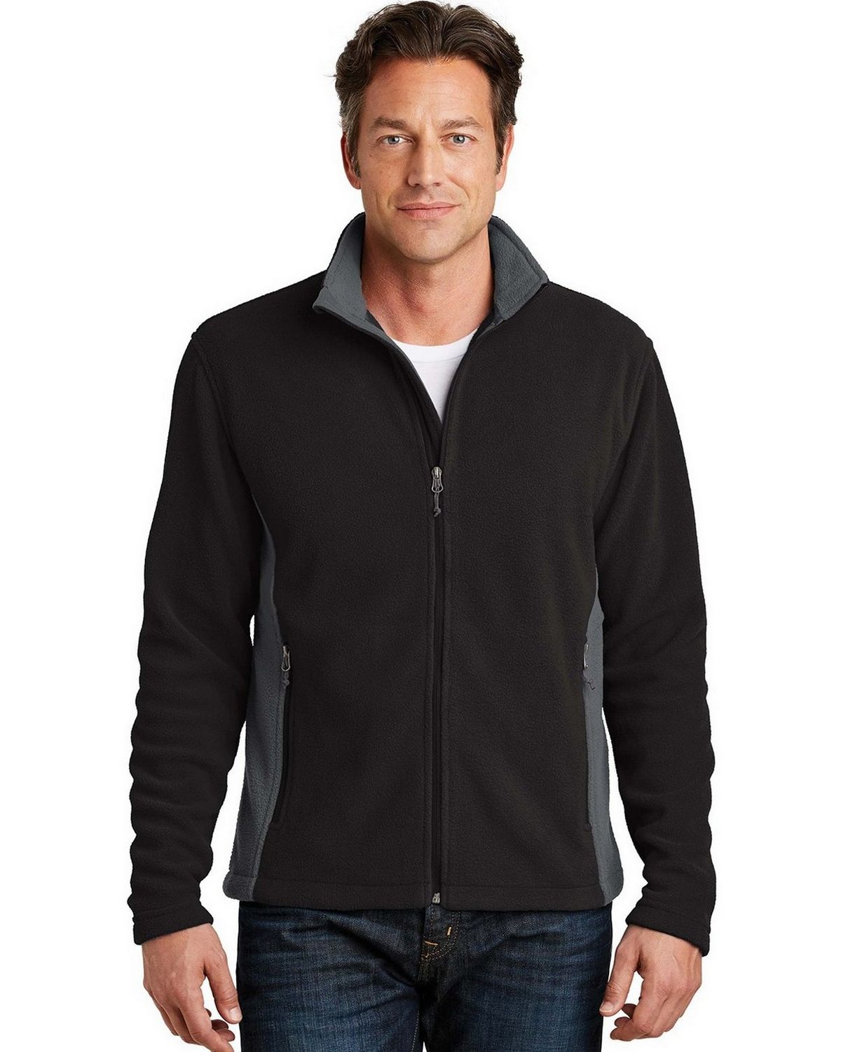 Size Chart for Port Authority F216 Colorblock Value Fleece Jacket