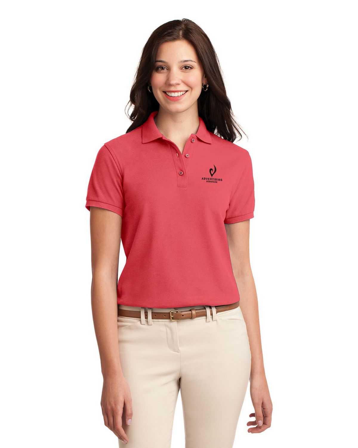Port Authority L500 Ladies Silk Touch Polo - ApparelnBags.com