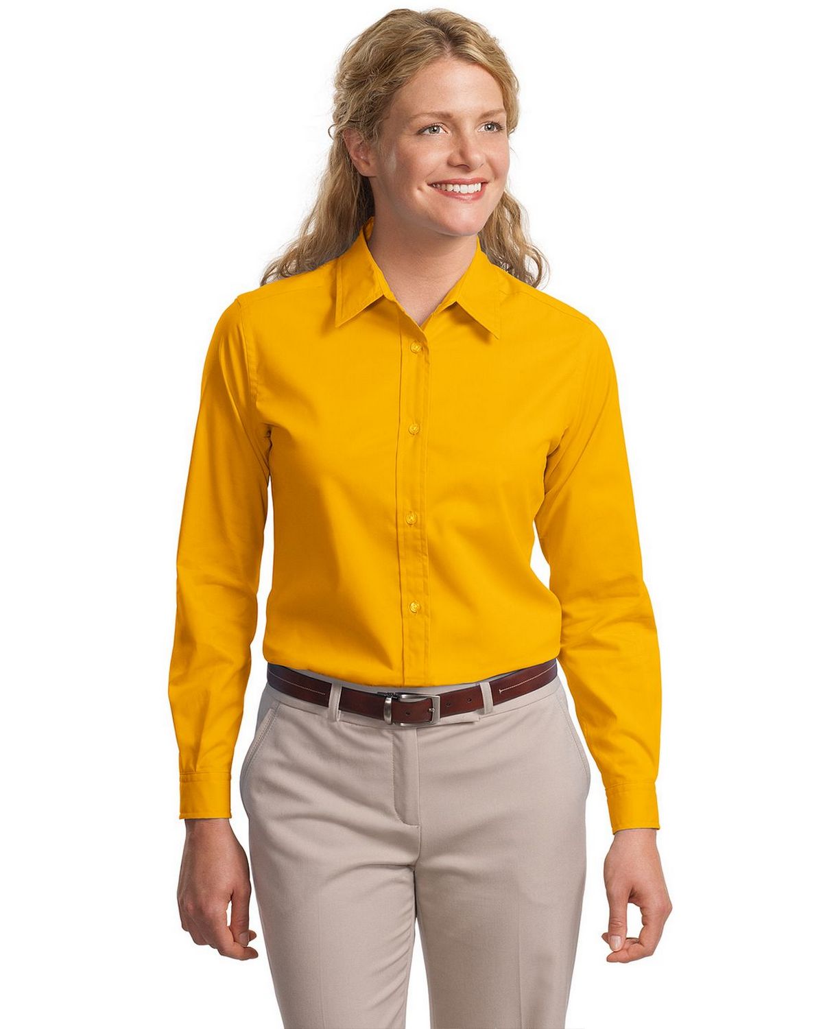 Port Authority L608 Ladies Long Sleeve Easy Care Shirt - ApparelnBags.com