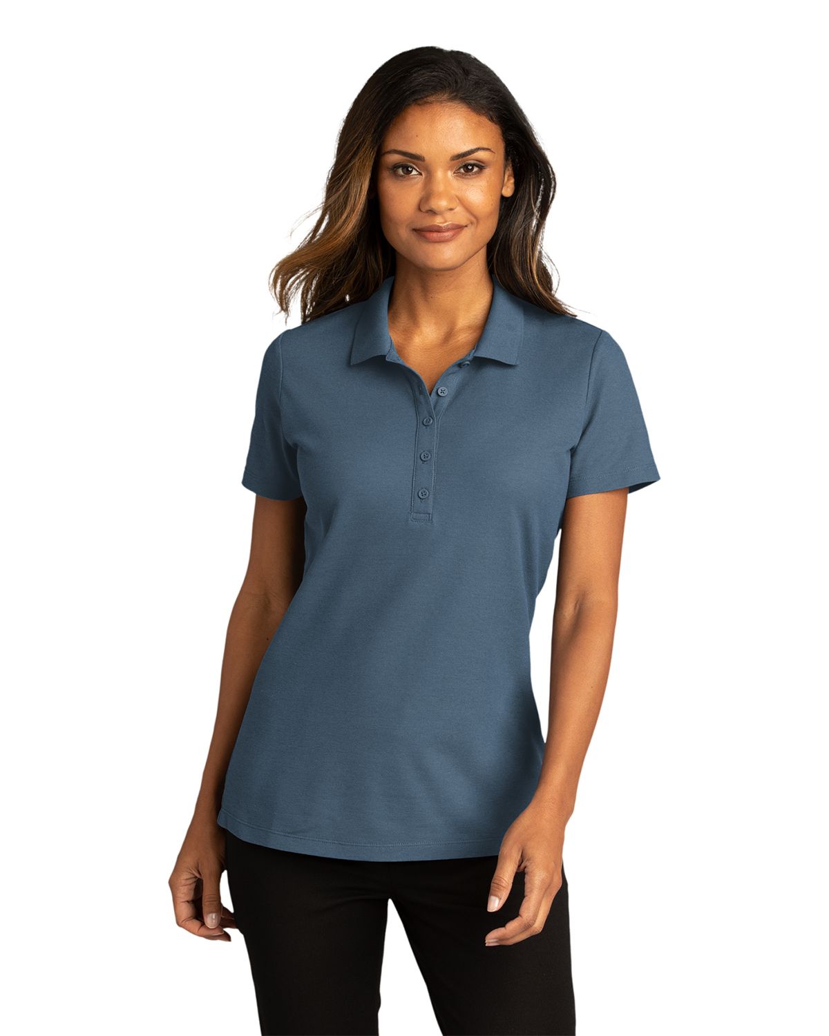 port authority dry fit polo