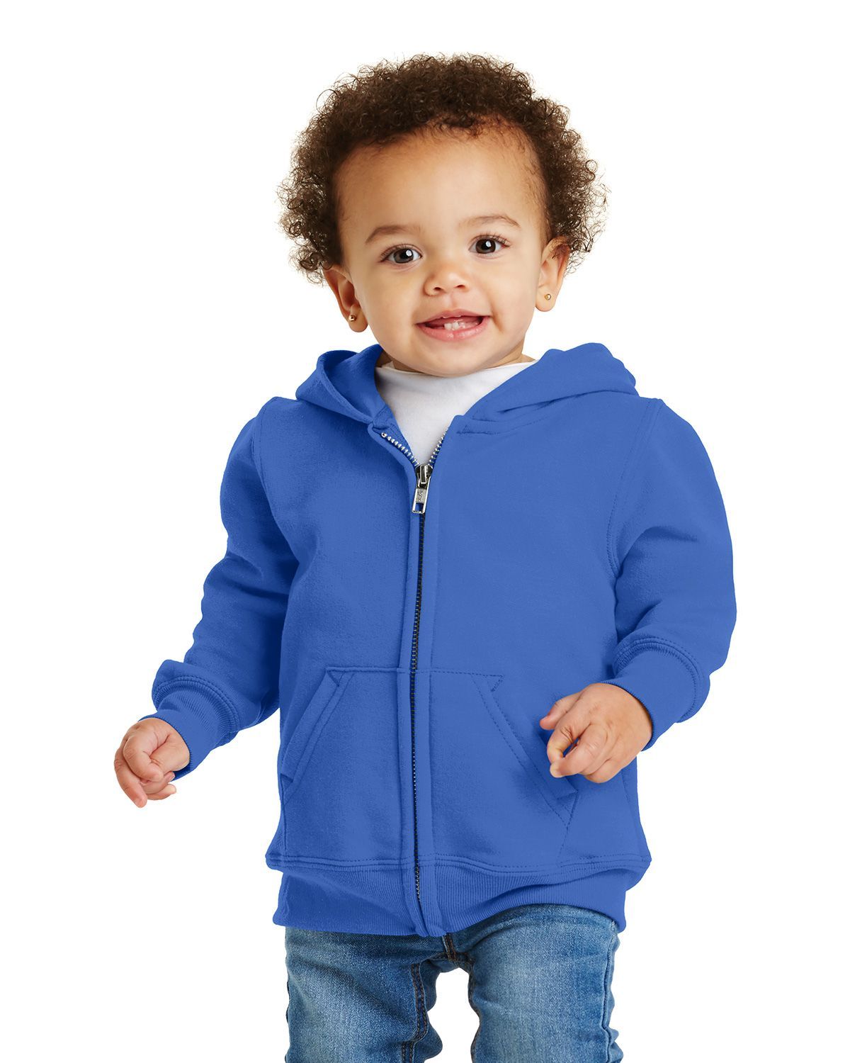 Port & Company CAR78TZH Toddler Full-Zip Hooded Sweatshirt ...
