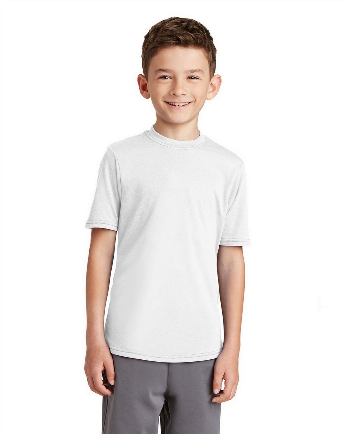 Port & Company PC381Y Youth Essential Blended Performance Tee ...