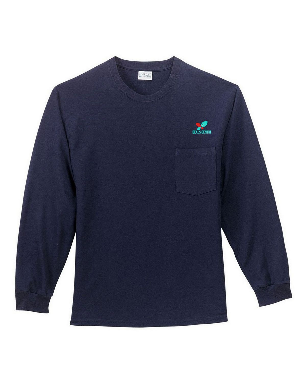 Port & Company PC61LSP Long Sleeve Essential Pocket T-Shirt