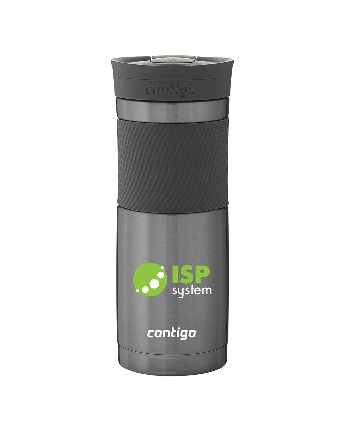 Custom Logo Laser Engraved Contigo Byron 2.0 20oz Double Wall Stainless  Tumbler, Silicone Grip, Snapseal Leak Proof Lid