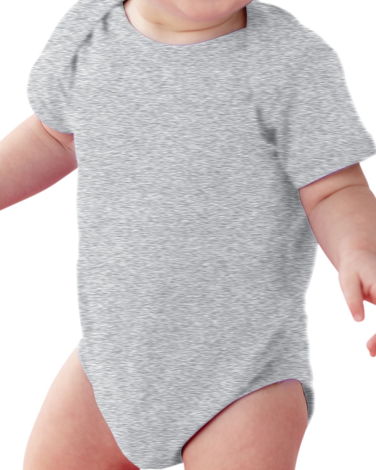 UPC 052987017038 product image for Rabbit Skins 4424 Infant Fine Jersey Lap Shoulder Bodysuit - Heather - NB | upcitemdb.com