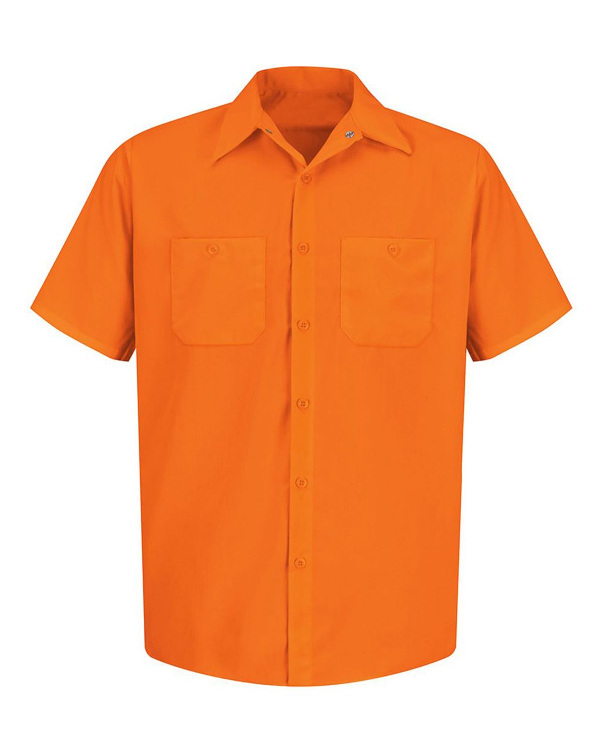 Red Kap SP24EL Enhanced Visibility Industrial Work Shirt Long Sizes