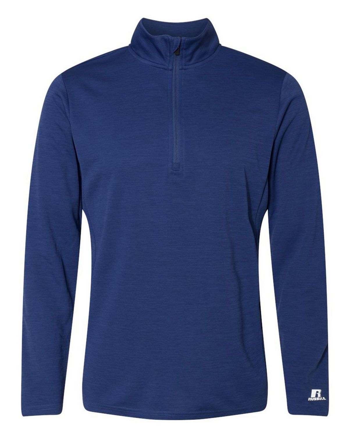 Russell Athletic QZ7EAM Striated Quarter-Zip Pullover