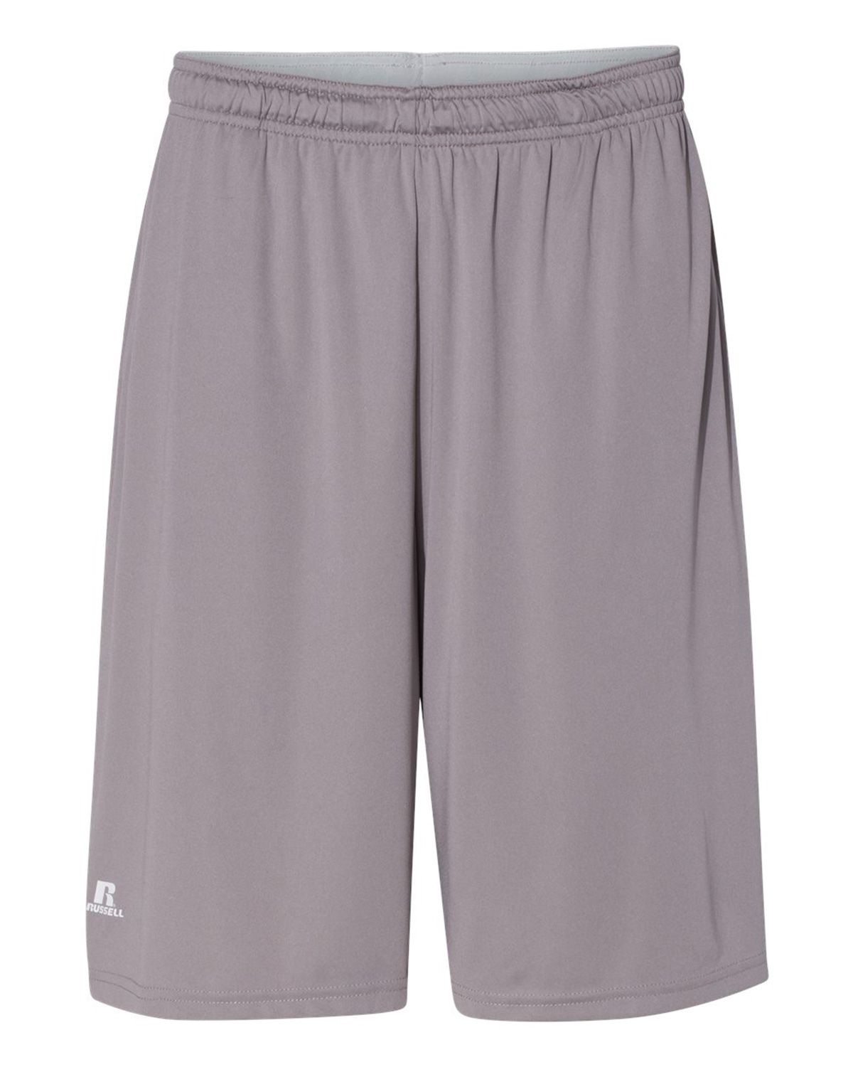 UPC 711311869452 product image for Russell Athletic TS7X2M Men's 10 Inch Essential Shorts with Pockets - Rock - M | upcitemdb.com