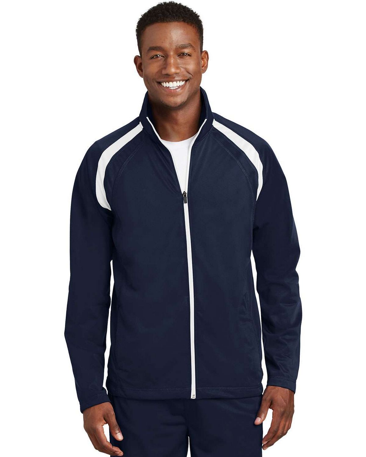 SportTek JST90 Tricot Track Jacket by Port Authority