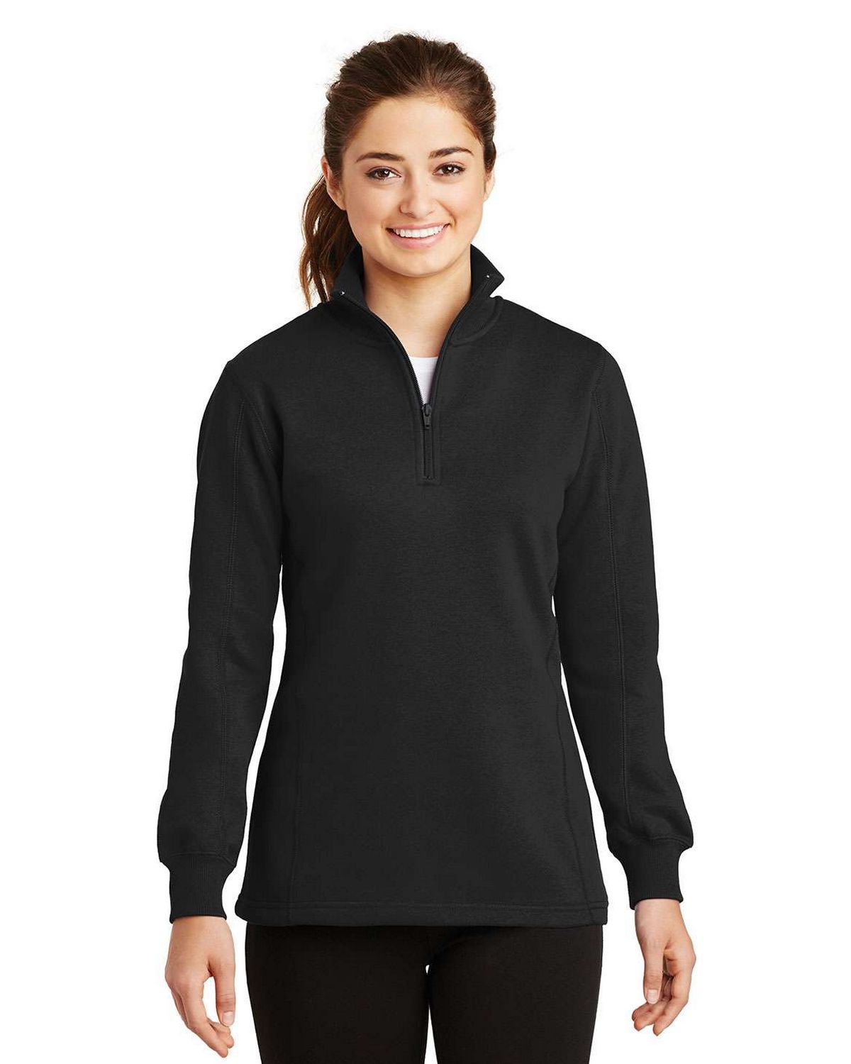 Hanes O9325 Sport Womens Performance Fleece Quarter Zip Sweatshirt