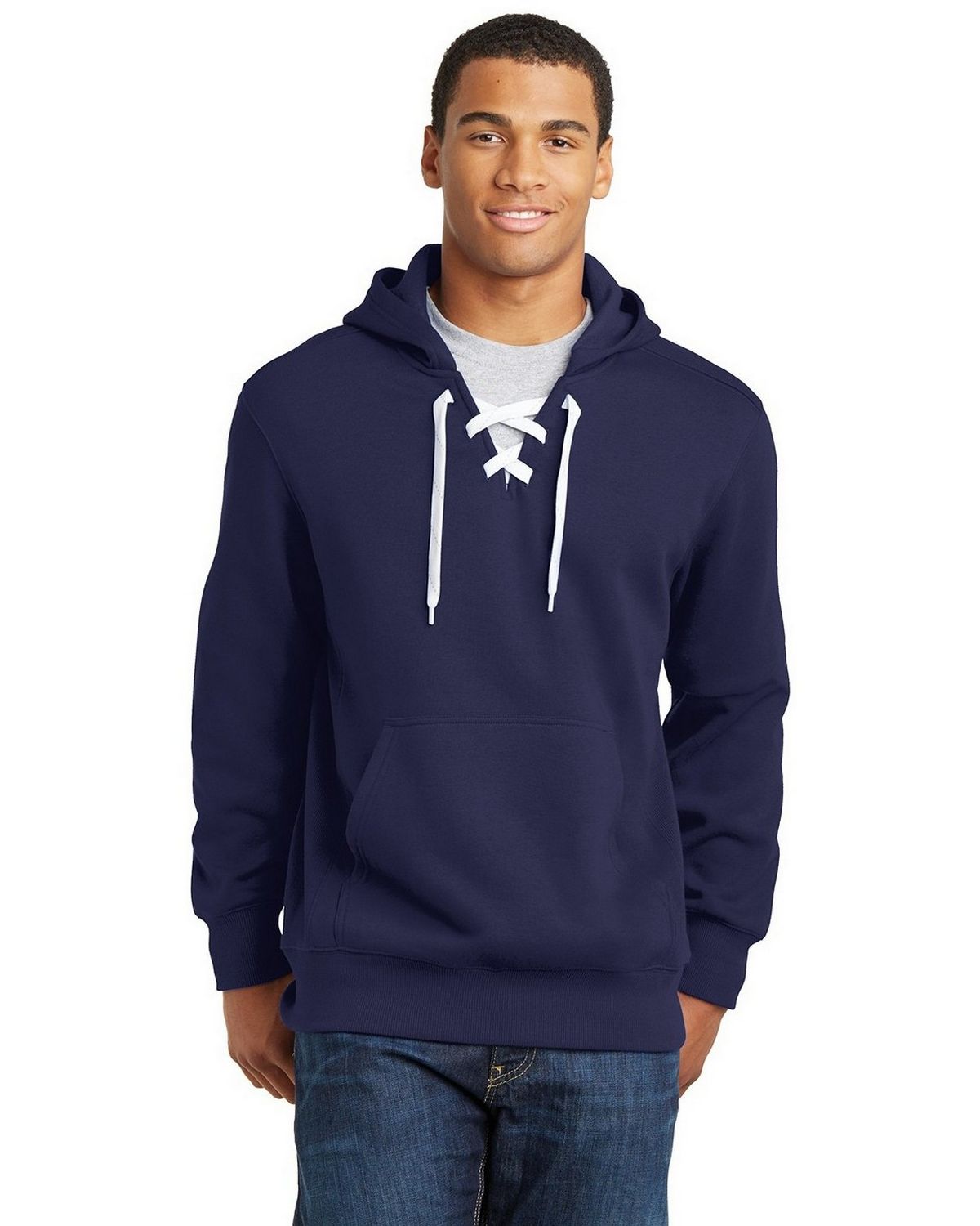 Sport-Tek Mens Pullover Hooded Sweatshirt 
