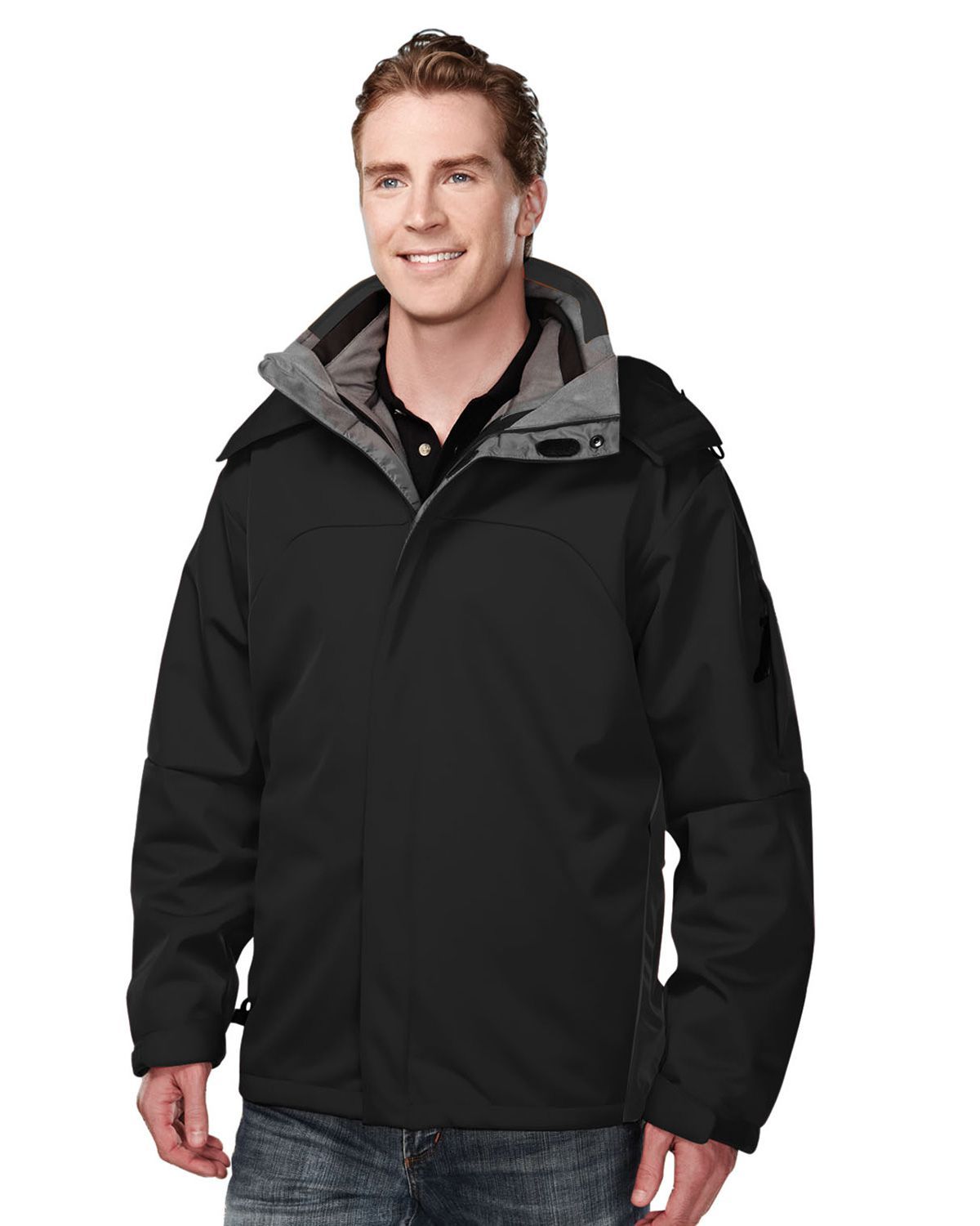 Tri-Mountain Performance 6850 Poly bonded soft shell 3-in-1 jacket ...