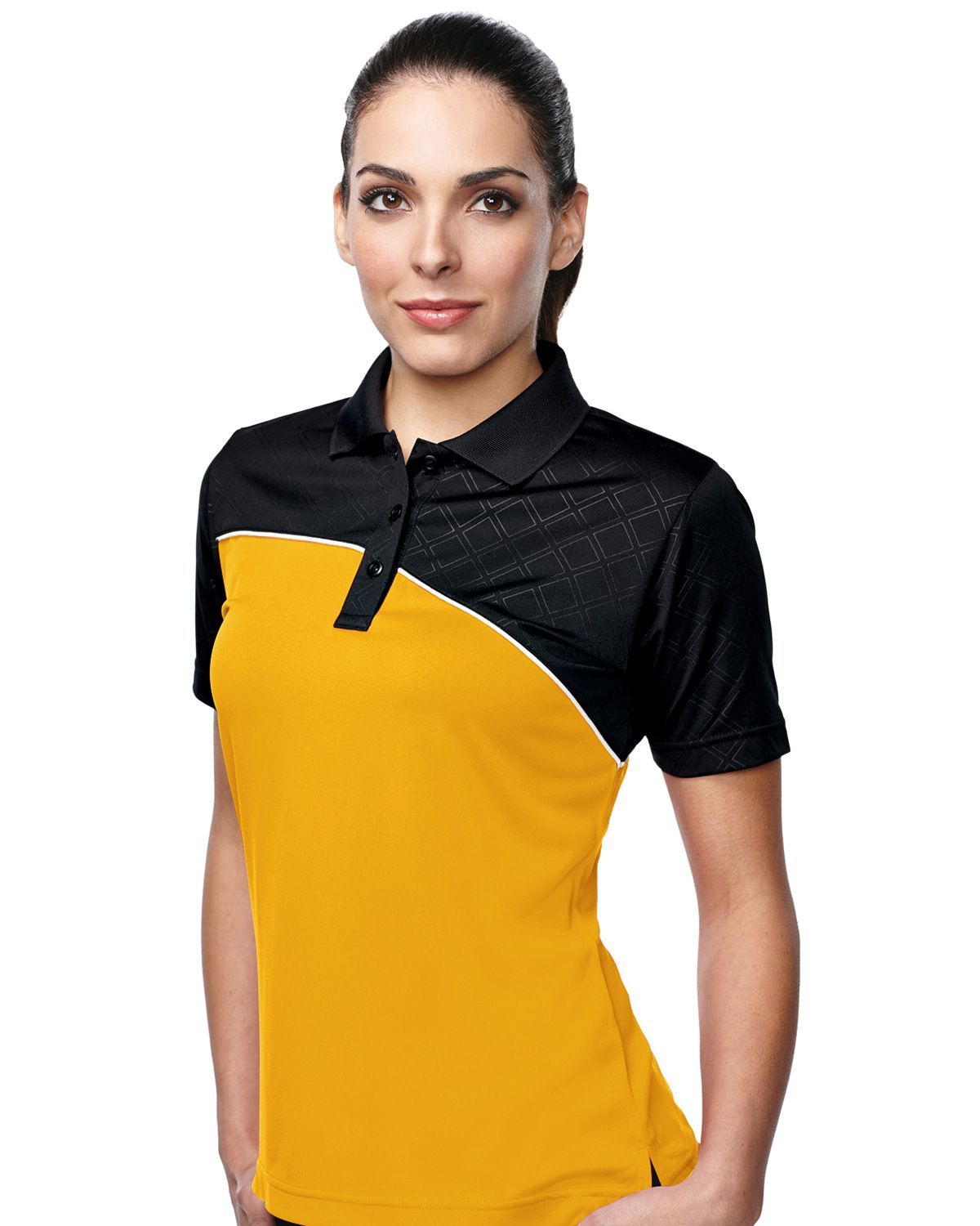 womens black golf shirt
