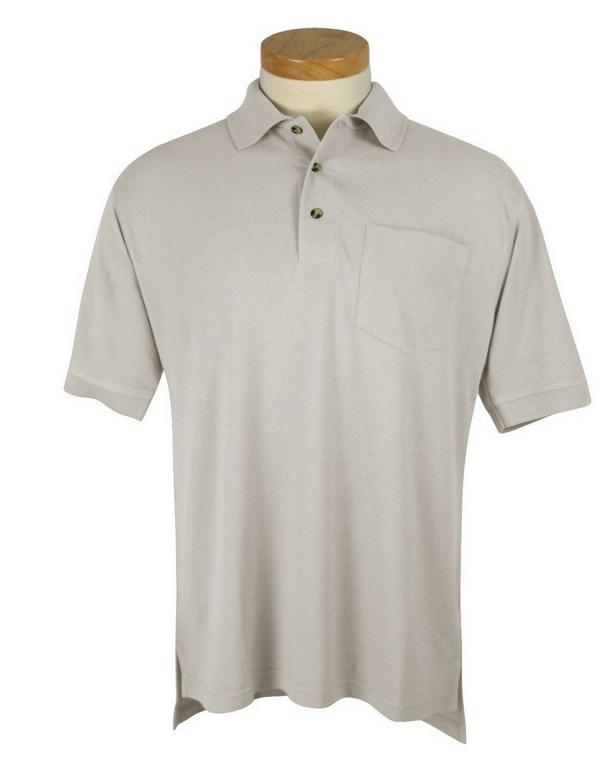 Tri-Mountain 106 Men's pique pocketed golf shirt - Apparelnbags.com