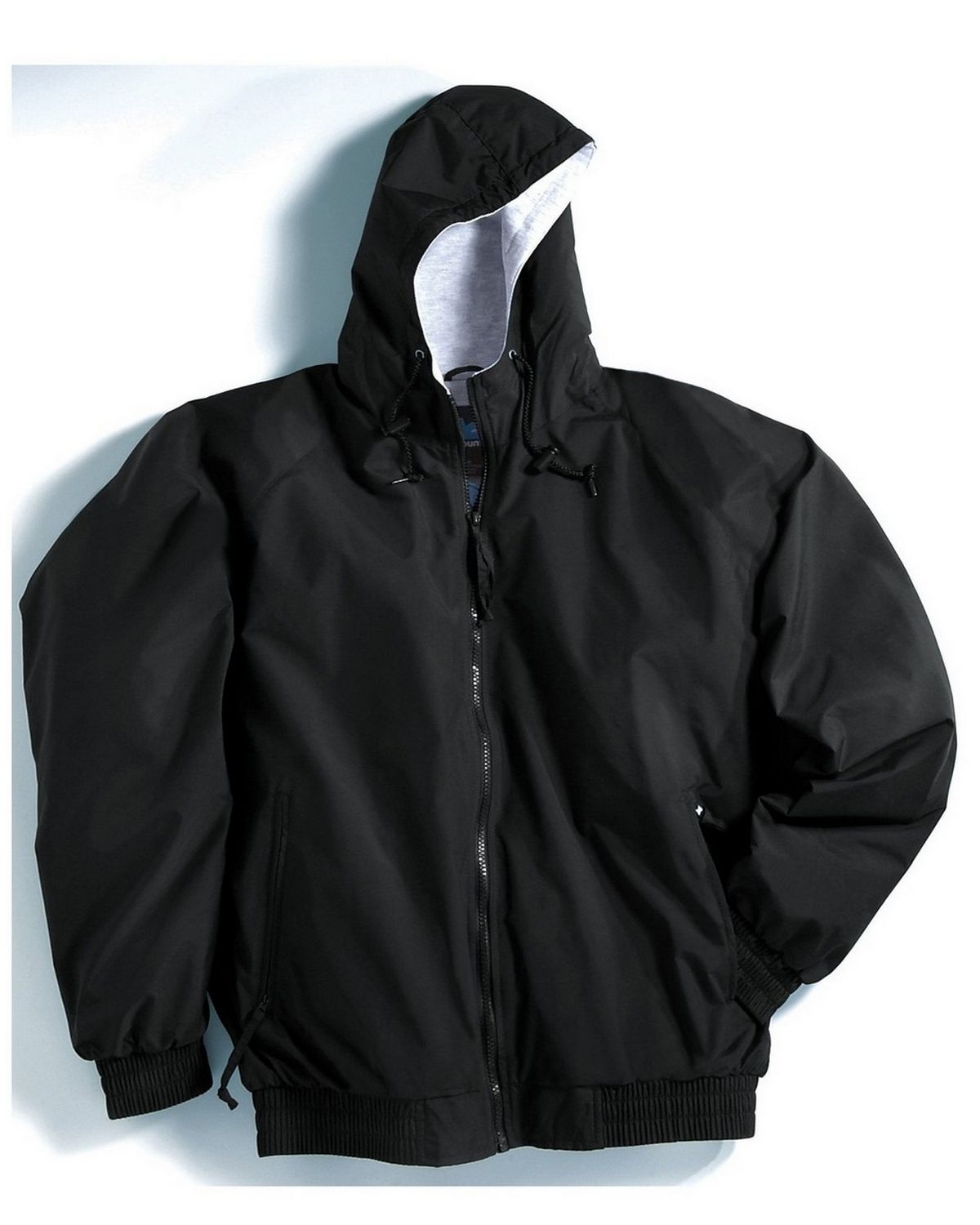 Tri-Mountain 3600 Men's Bay Watch Nylon Hooded Jacket with Jersey Lining