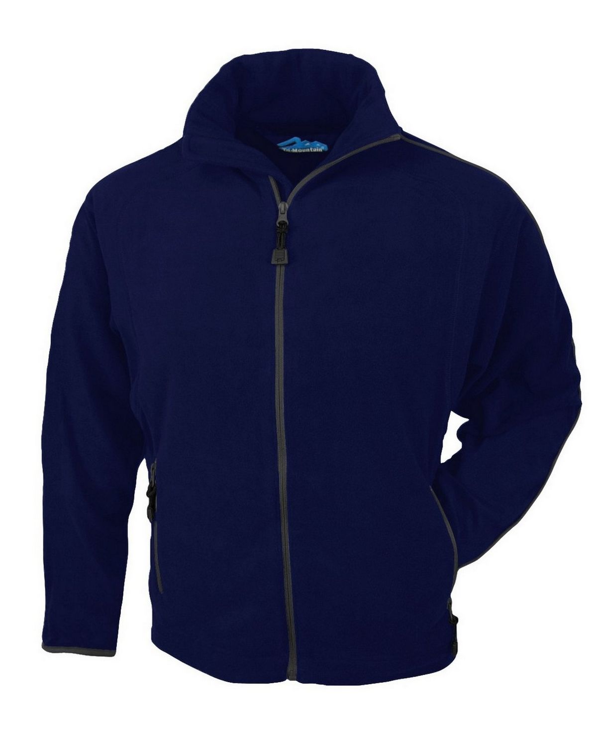 Tri-Mountain 7250 Men's micro fleece jacket with trim - Apparelnbags.com