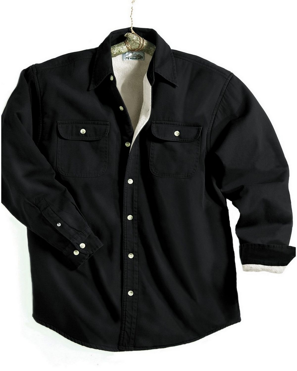 black denim shirt jacket