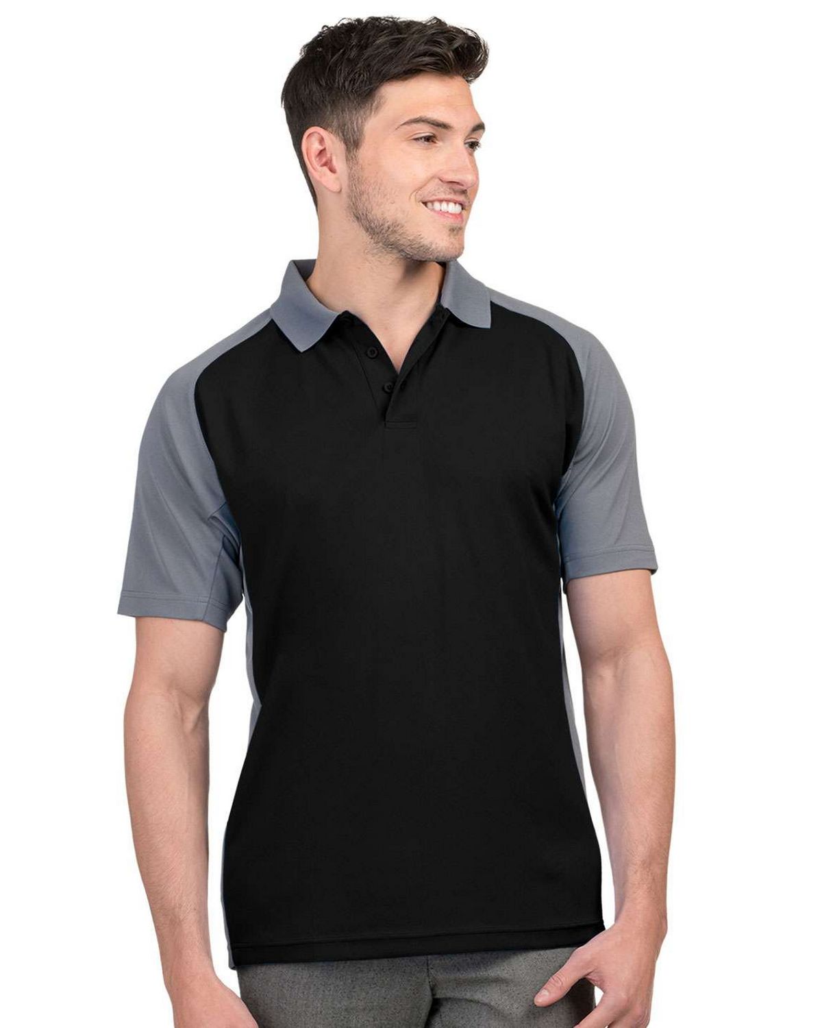 Size Chart for Tri-Mountain Performance K019 Mens Colorblock Polo Shirt