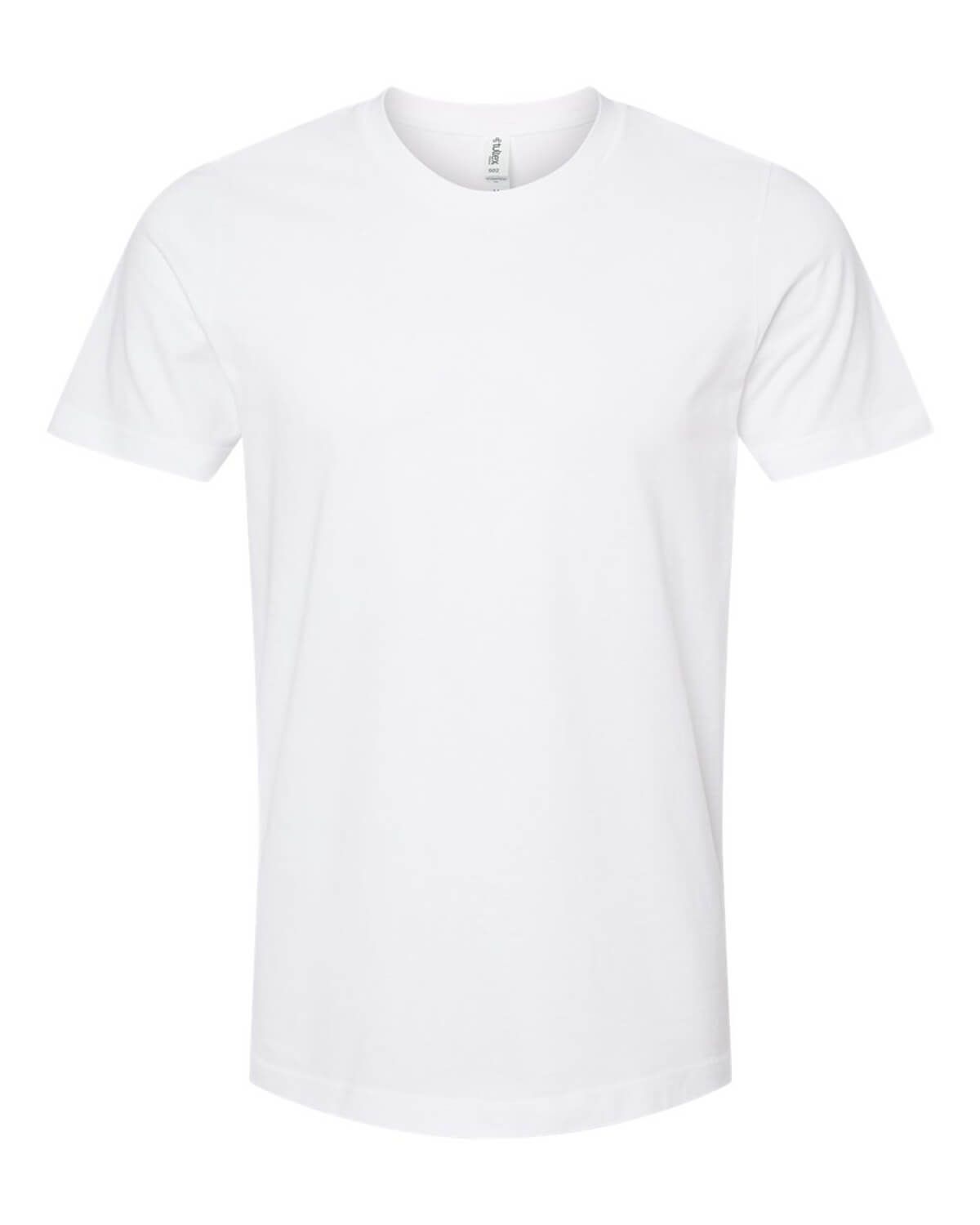 Tultex 246 Unisex Fine Jersey Ringer T-Shirt - White/ Red - 3XL