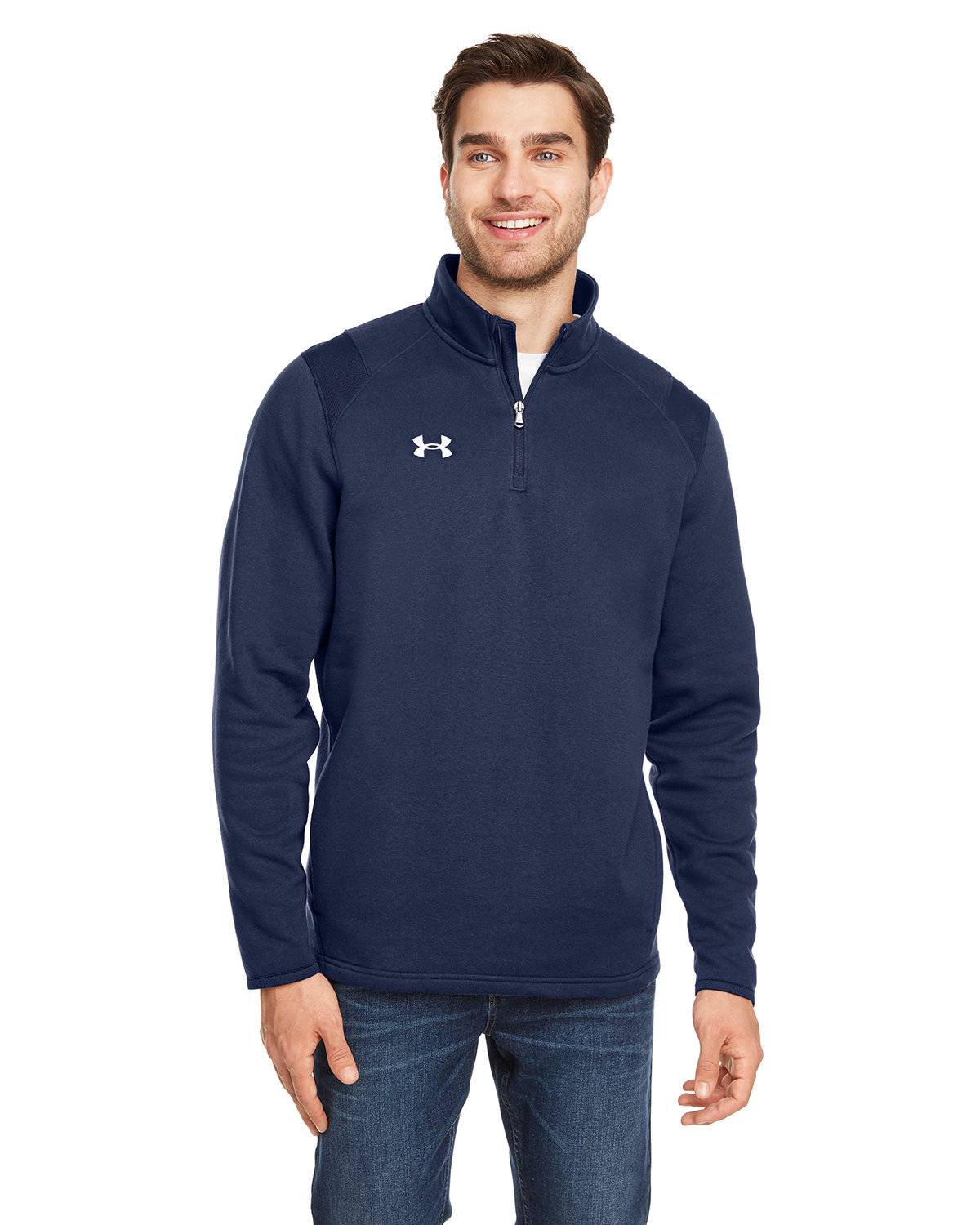 Under Armour 1310071 Custom Screen Printed Mens Hustle Quarter-Zip